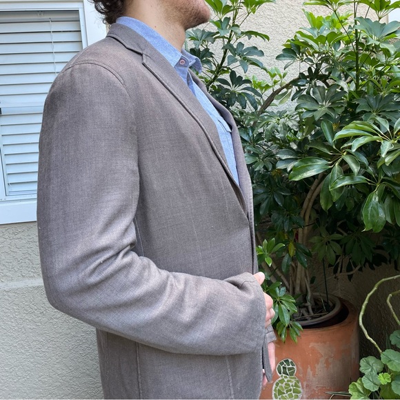 Brown Armani Collezioni wool jacket - Picture 6 of 12